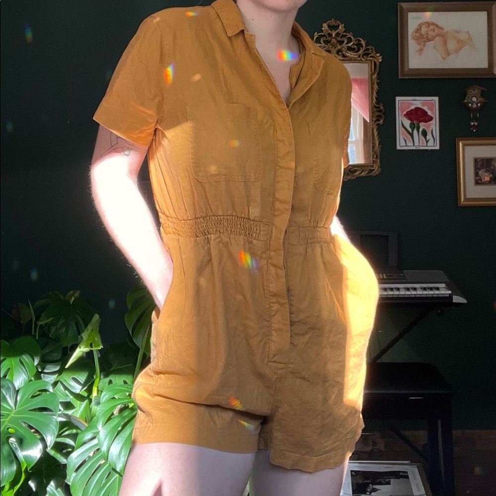 Button Closure Romper